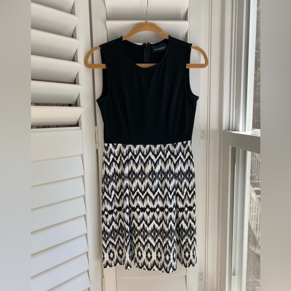 Cynthia Rowley Black and White Dress